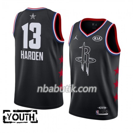 NBA Børn Trøje Houston Rockets James Harden 13 2019 All-Star Jordan Brand Sort Swingman NBA Børn Trøje Houston Rockets James Harden 13 2019 All-Star Jordan Brand Sort Swingman